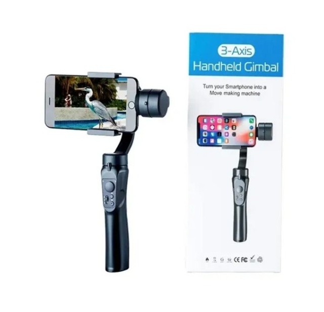 Estabilizador Gimbal P/ Celular / Smartphone - Perfeito Para Videos - Zerado! - Foto 5