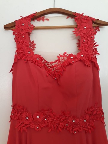 Vestido de Festa - Coral  - Foto 5