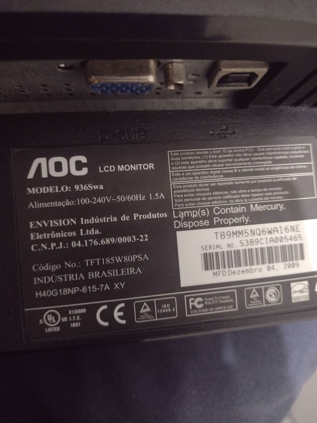 Monitor LCD AOC - Foto 5