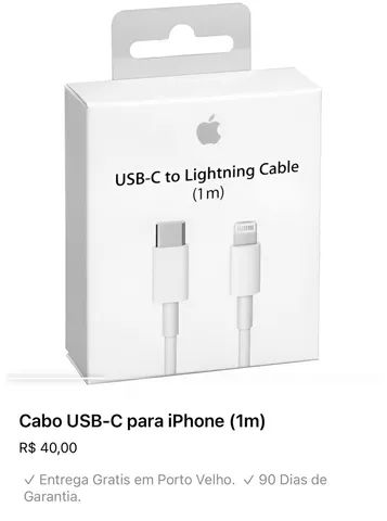 Promoção Carregador de iPhone 20w USB-C TURBO Original - Entrega GRÁTIS 24hrs - Foto 3