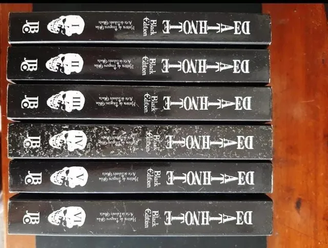 Kit Coleção Livros Mangá Anime Death Note Black Edition 1