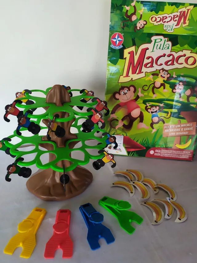 Jogo Pula Macaco da Estrela - Brinquedo Infantil Kids Toys BR em Portugues  