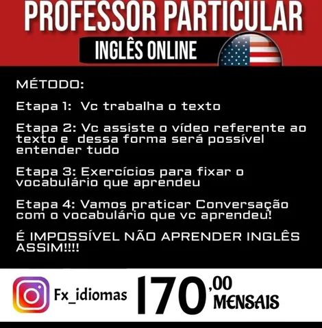 Aulas de ingles  +154 anúncios na OLX Brasil