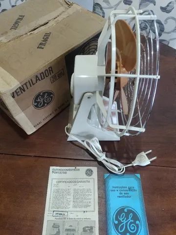 Ventilador Antigo General Eletric G&e Funcionando Manual - Foto 6