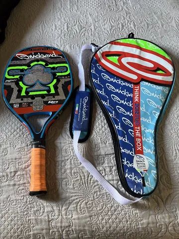 Raquete Beach Tennis Carbono 12k Total Pro Sunset + Capa