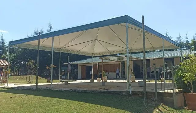 Tenda 10x8 Piramidal Galvanizada - Foto 3