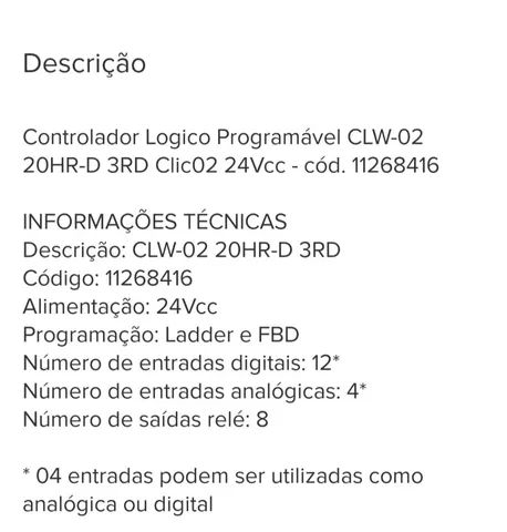 Controlador Lógico Clic02 - Foto 3