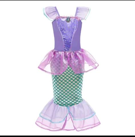 Vestido Fantasia Pequena Sereia -Deluxe – Pop Candy