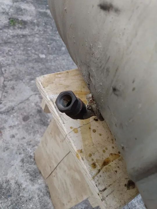 Tanque de alumínio antigo  - Foto 4