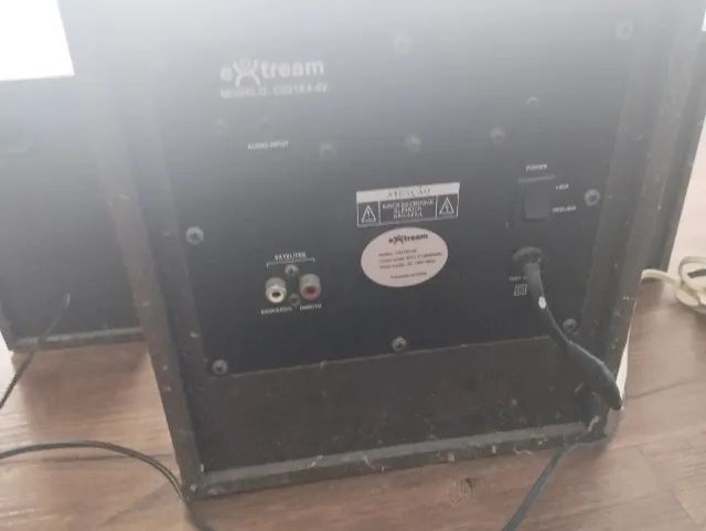 Caixa de som Extream Vivaldi 2.1 canais com Subwoofer - Foto 3