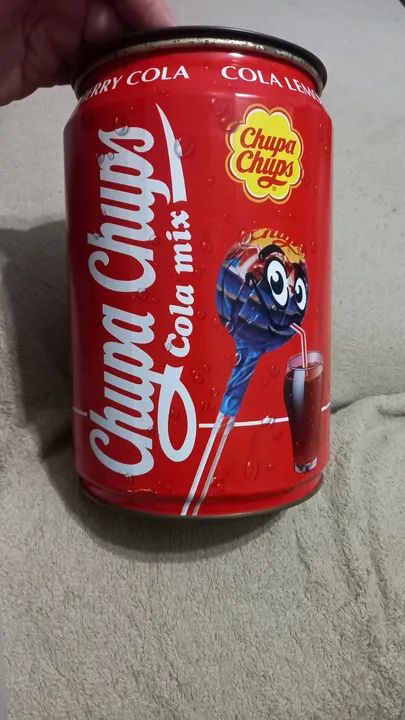 Lata antiga chupa chups cola mix  ano 1999 - Foto 2