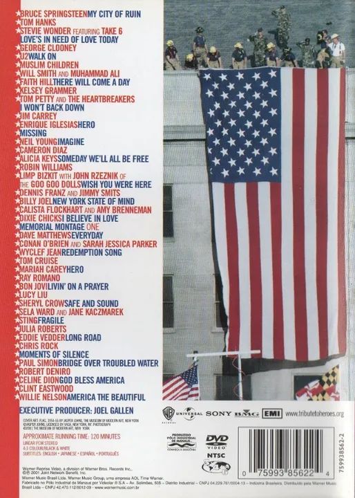 DVD America A Tribute To Heroes - Foto 3