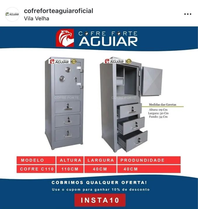 Cofre Forte Aguiar  - Foto 4