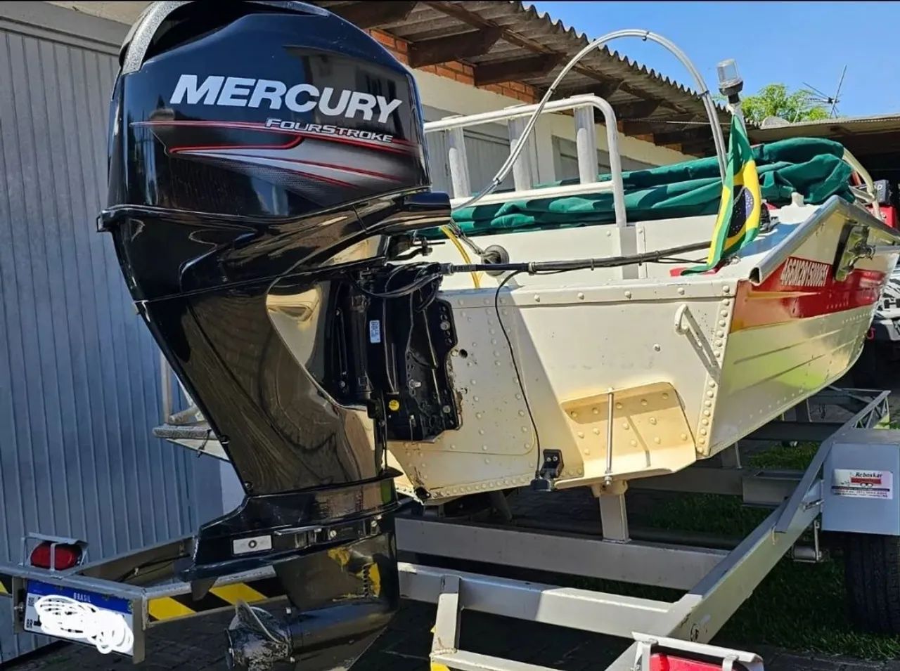 Lancha Marajó Levefort + Motor Mercury 60 HP + Reboque Rodoviário  - Foto 9
