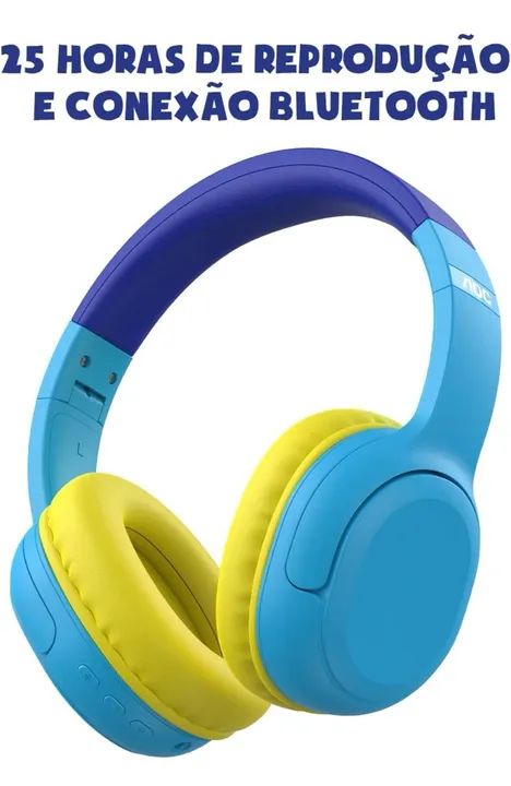 Fone de Ouvido Infantil AOC com Limitação de Volume - Foto 2