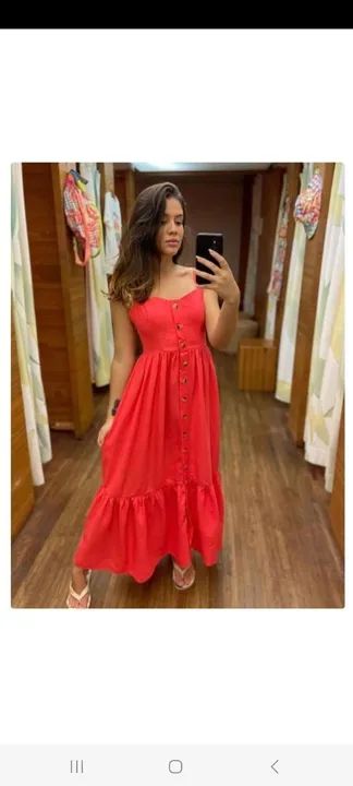 Vestido rosa pink midi