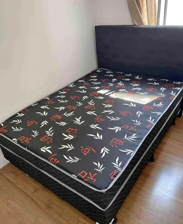Cama Box Casal com Desenho Moderno ENTREGA GRATUITA 