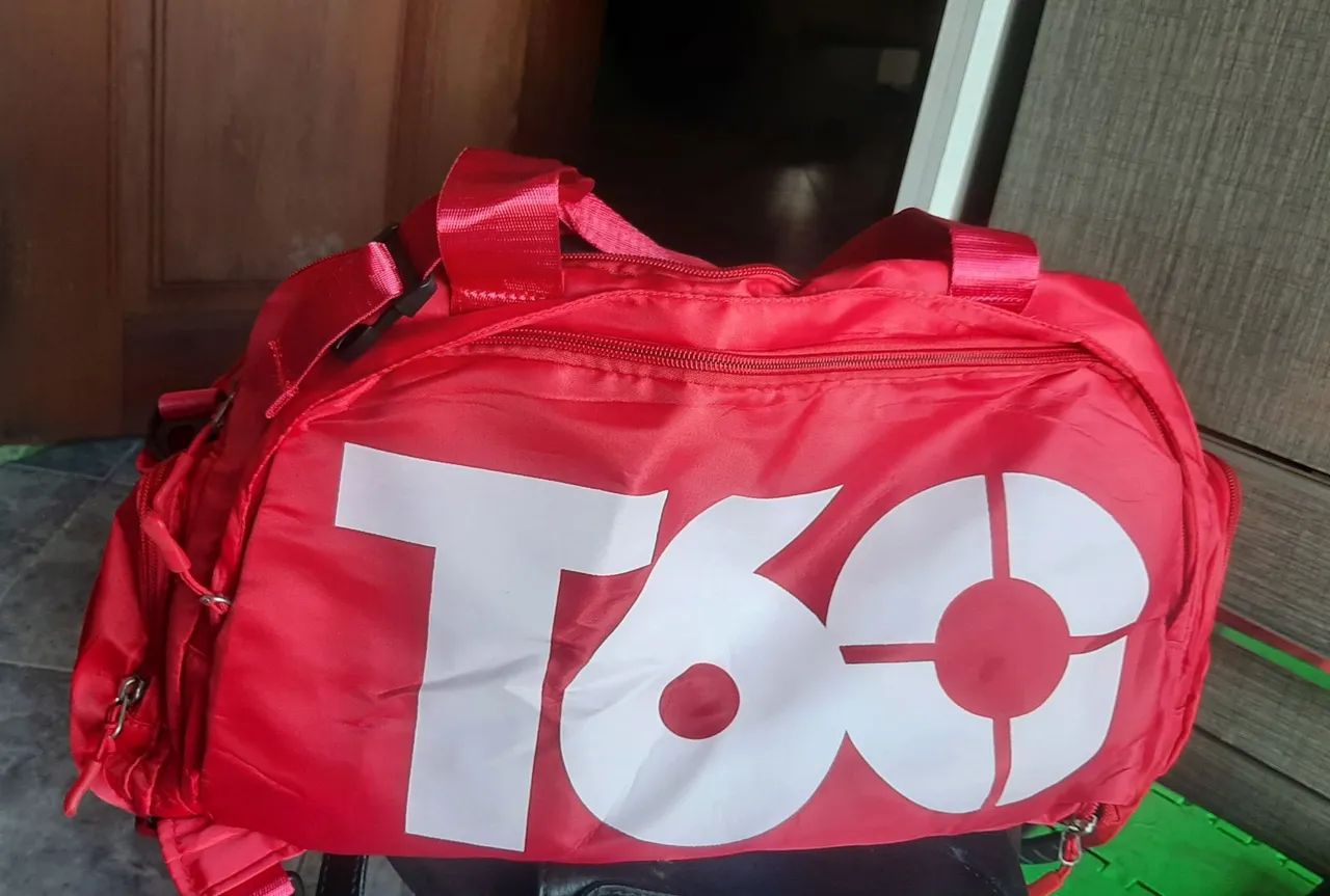 Mochila de Academia T60 Vermelha - Foto 3