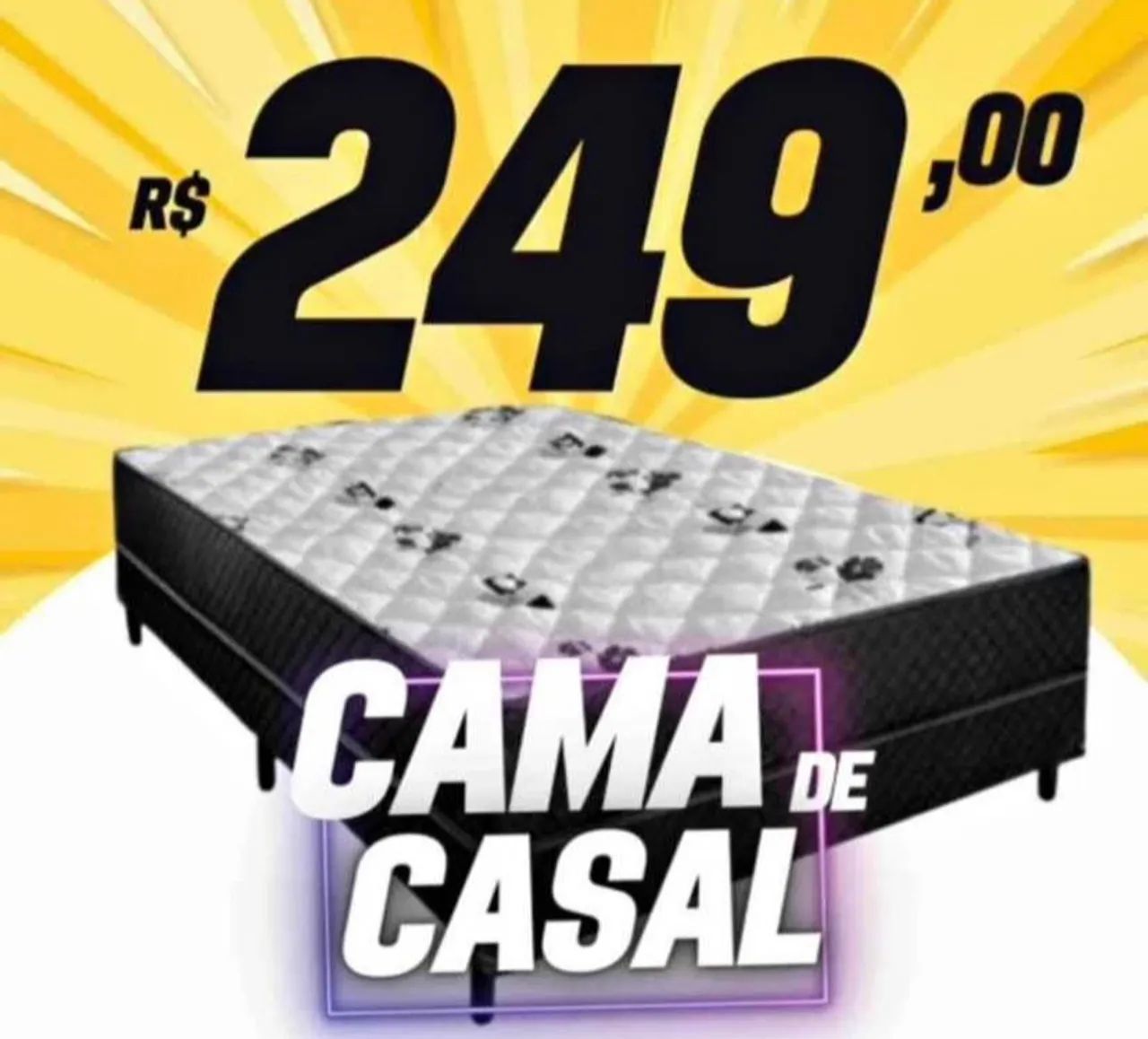 Cama Box casal 249$ - Foto 2