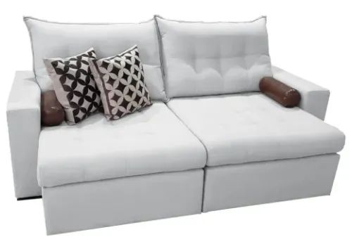 Sofá Retrátil e Reclinável Home 220cm - Super promoção!  - Foto 3
