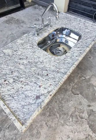 Pia de cozinha pedra dalas completa 