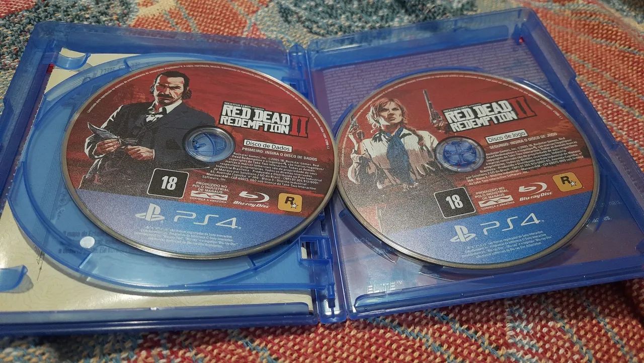 Red Dead Redemption 2 - PS4 com 2 CDs  - Foto 2