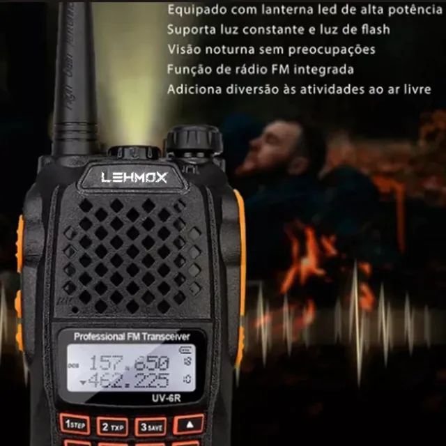 RADIO COMUNICADOR LEHMOX/BAOFENG UV-6R - Foto 4
