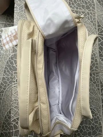 Bolsa de bebe com porta mamadeira e porta chupeta   - Foto 2
