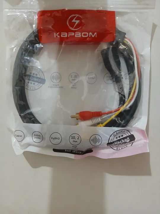 Cabo AV para conectar sua TV e DVD - Foto 3
