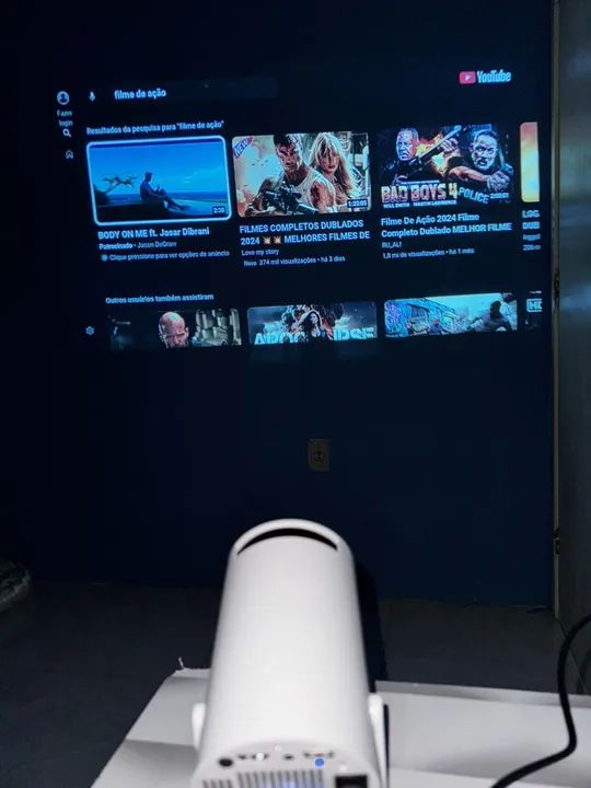 Projetor 4K Ultra HD Android 64289869334787123