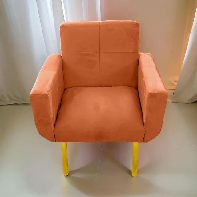 Poltrona Quadrada - Na compra de duas, ganhe um puff tripé!! - Foto 4