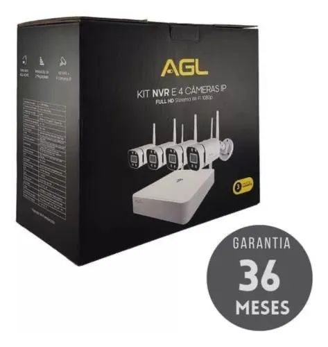 Kit Câmeras de Segurança 4 Câmeras Full HD 1080P - Foto 2