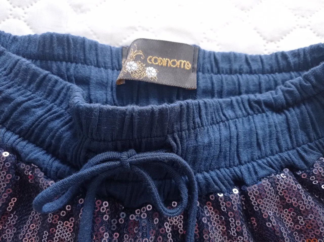 Short azul de paetês CODINOME  - Foto 3