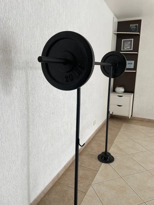 Halteres de 20kg com Suporte - Foto 3