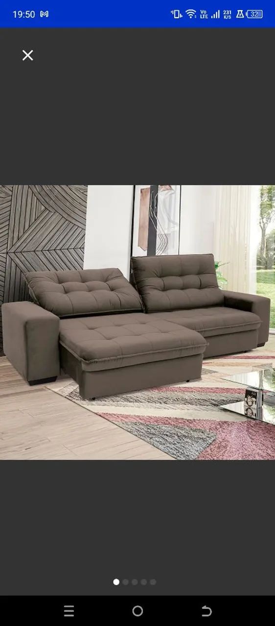 Vendo sofá cama 4 lugares - Foto 2