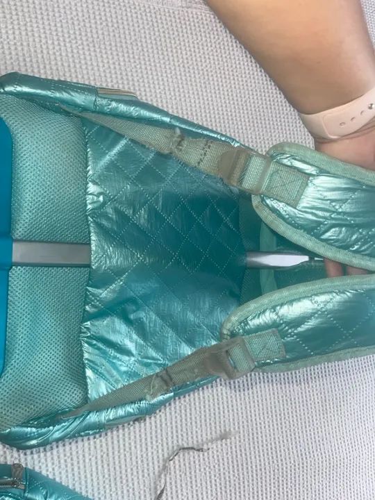 Mochila de rodinha com estojo - Foto 4