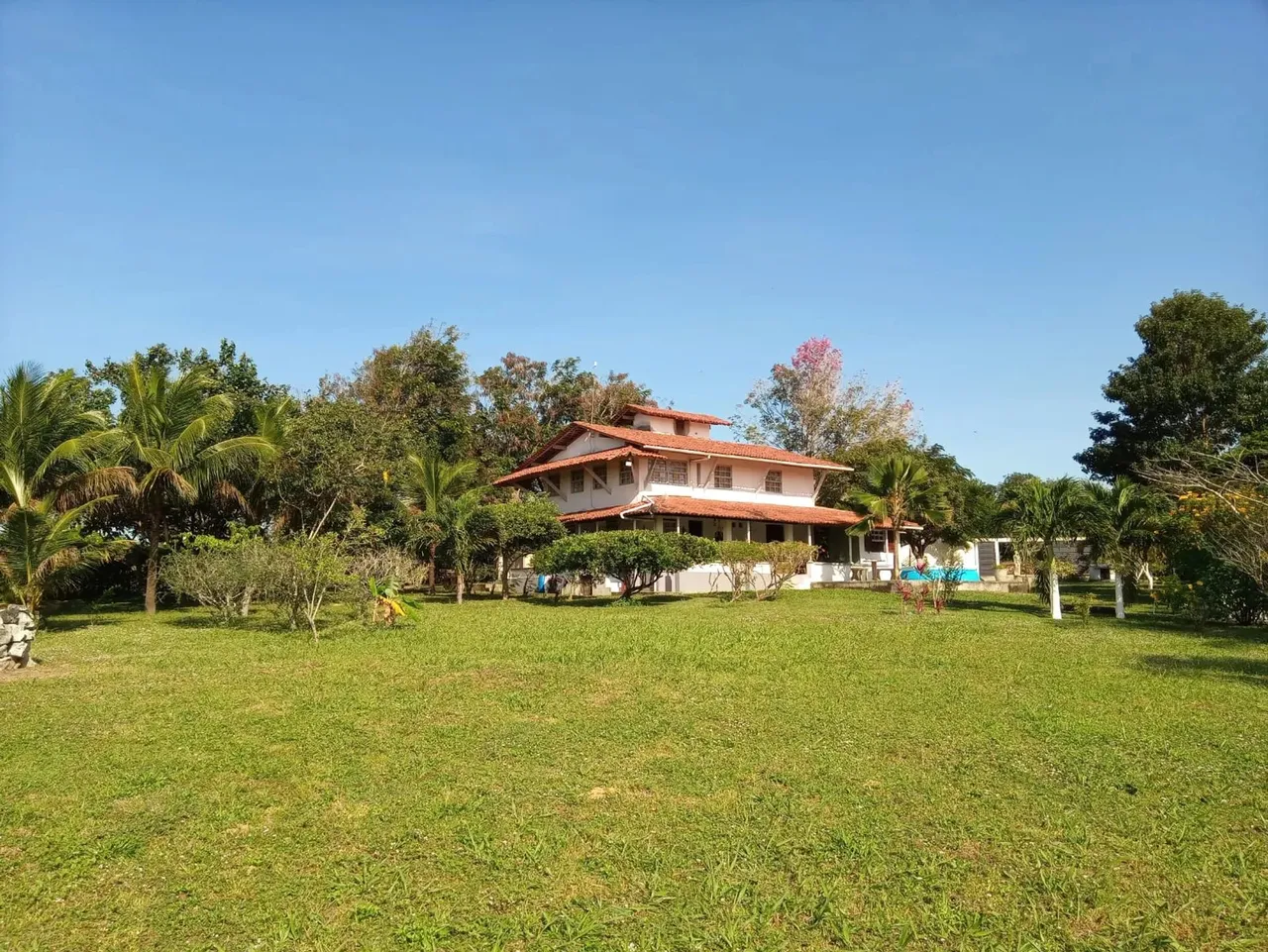 Casa de camp com vista para o mar