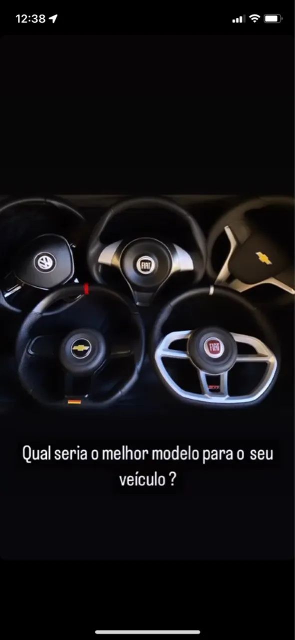 Volantes direção esportivos VW / chev / fiat / Ford  - Foto 6