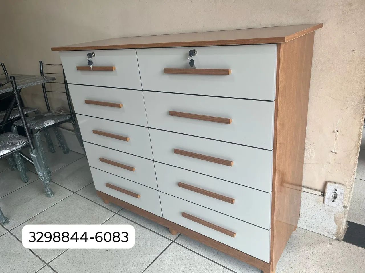 Cômoda 10 Gavetas Nova com chave na Promoção  - Foto 2