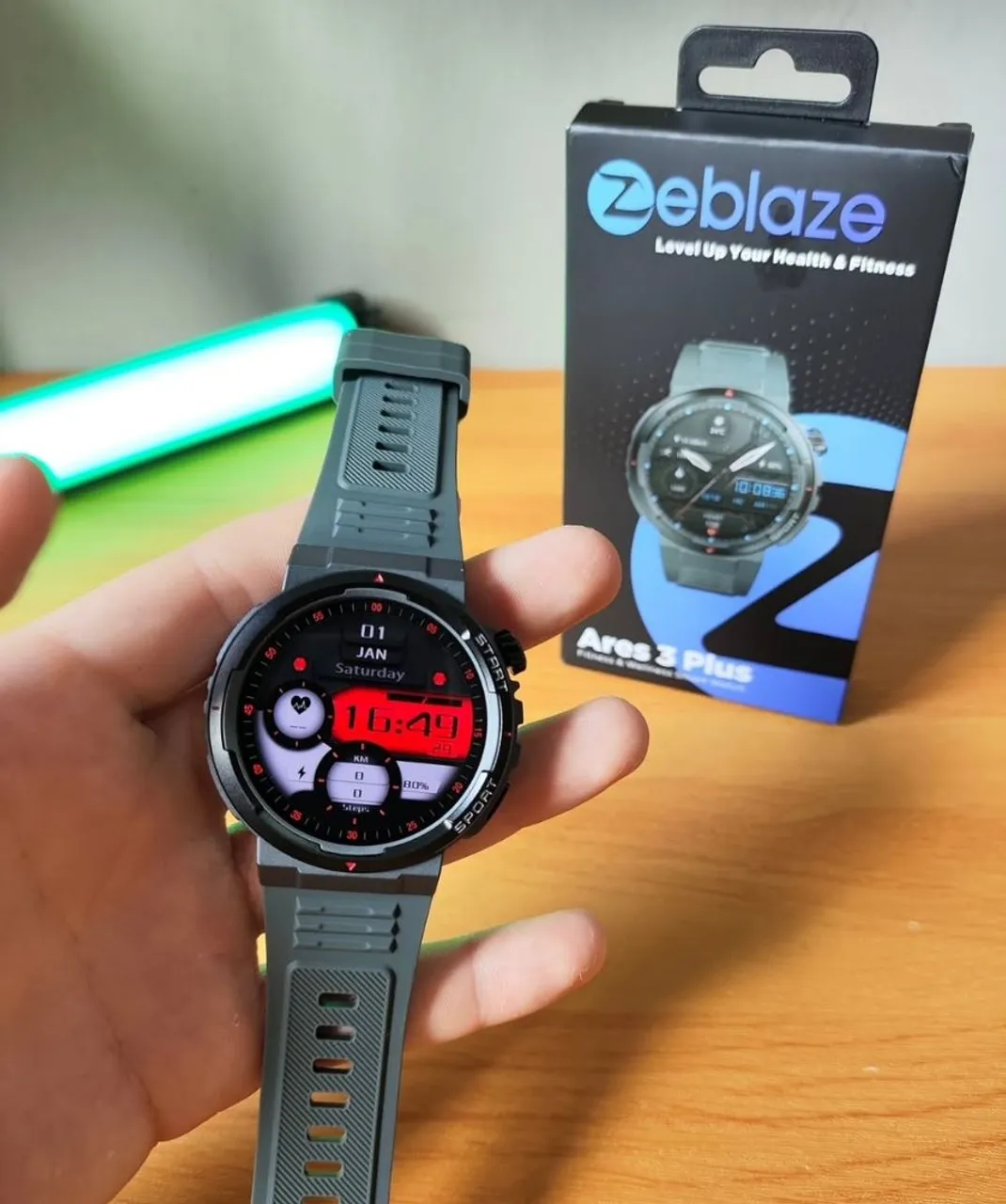 Smartwatch Zeblaze Ares 3 Plus - Novo