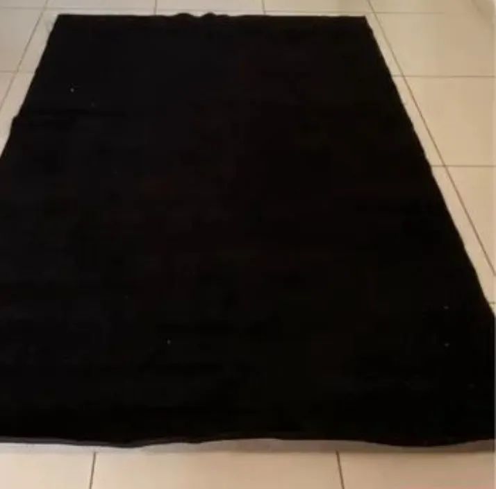 Tapete Preto felpudo para Sala ler o anúncio!  - Foto 3
