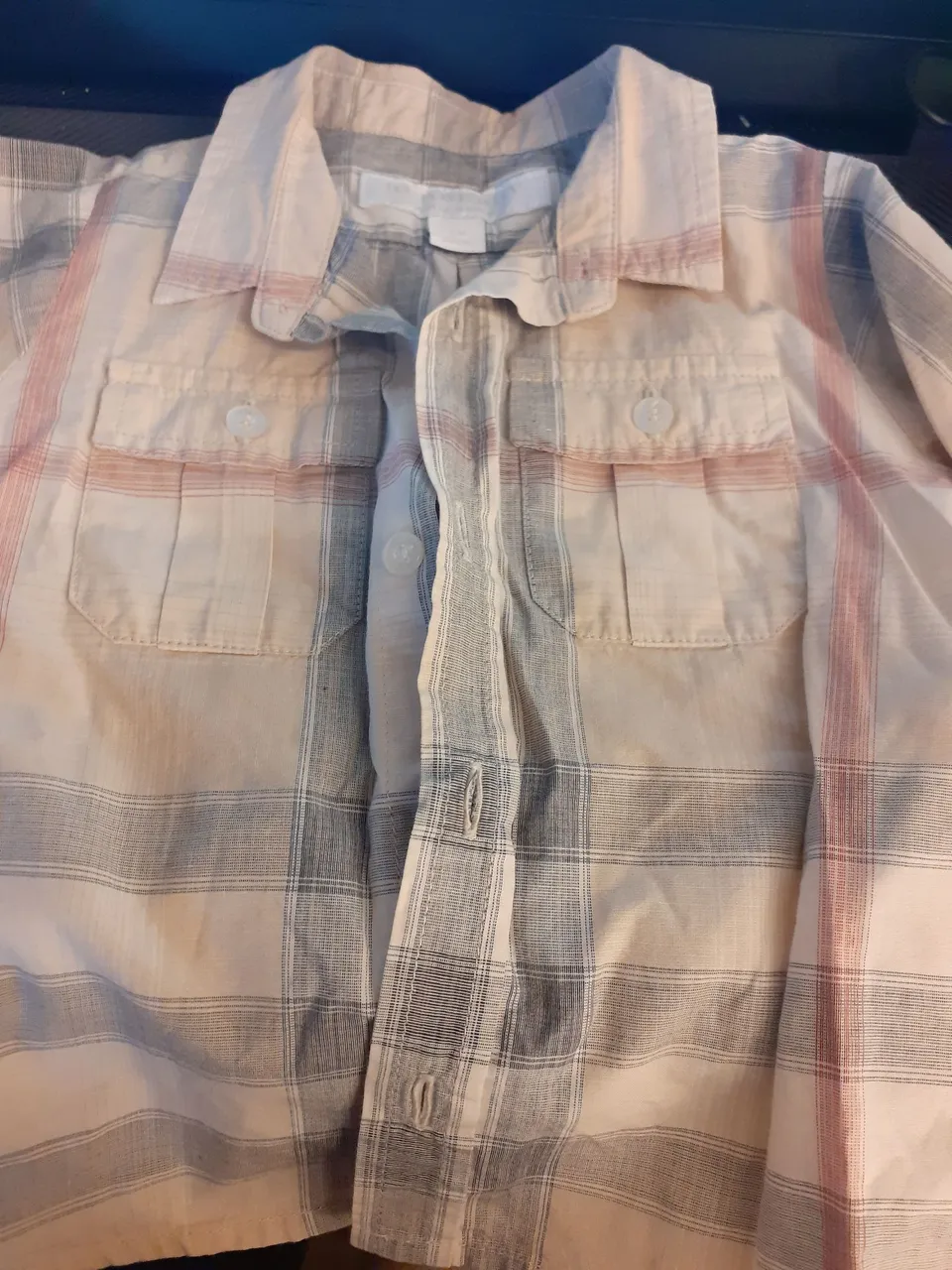 Camisa xadrez infantil Burberry