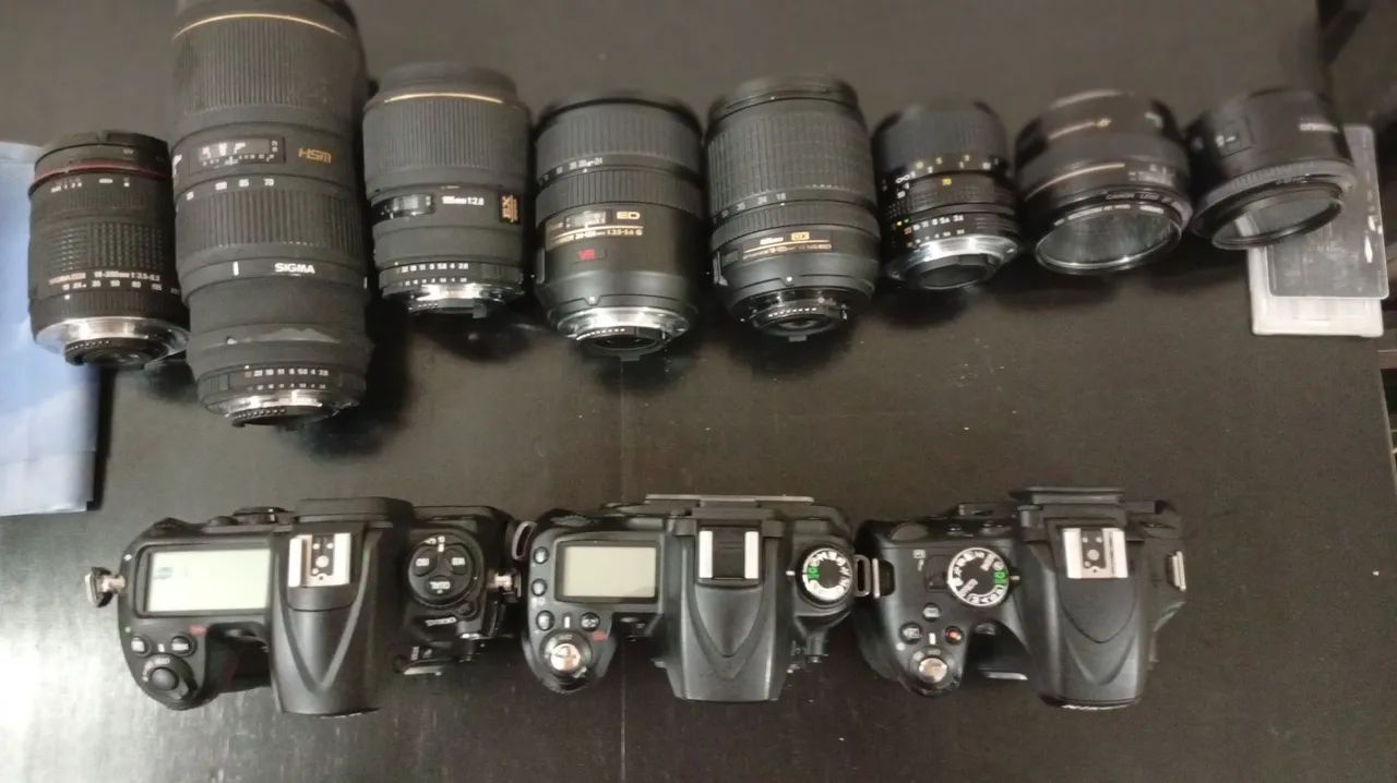 Lentes e Câmeras semi-profissionais 