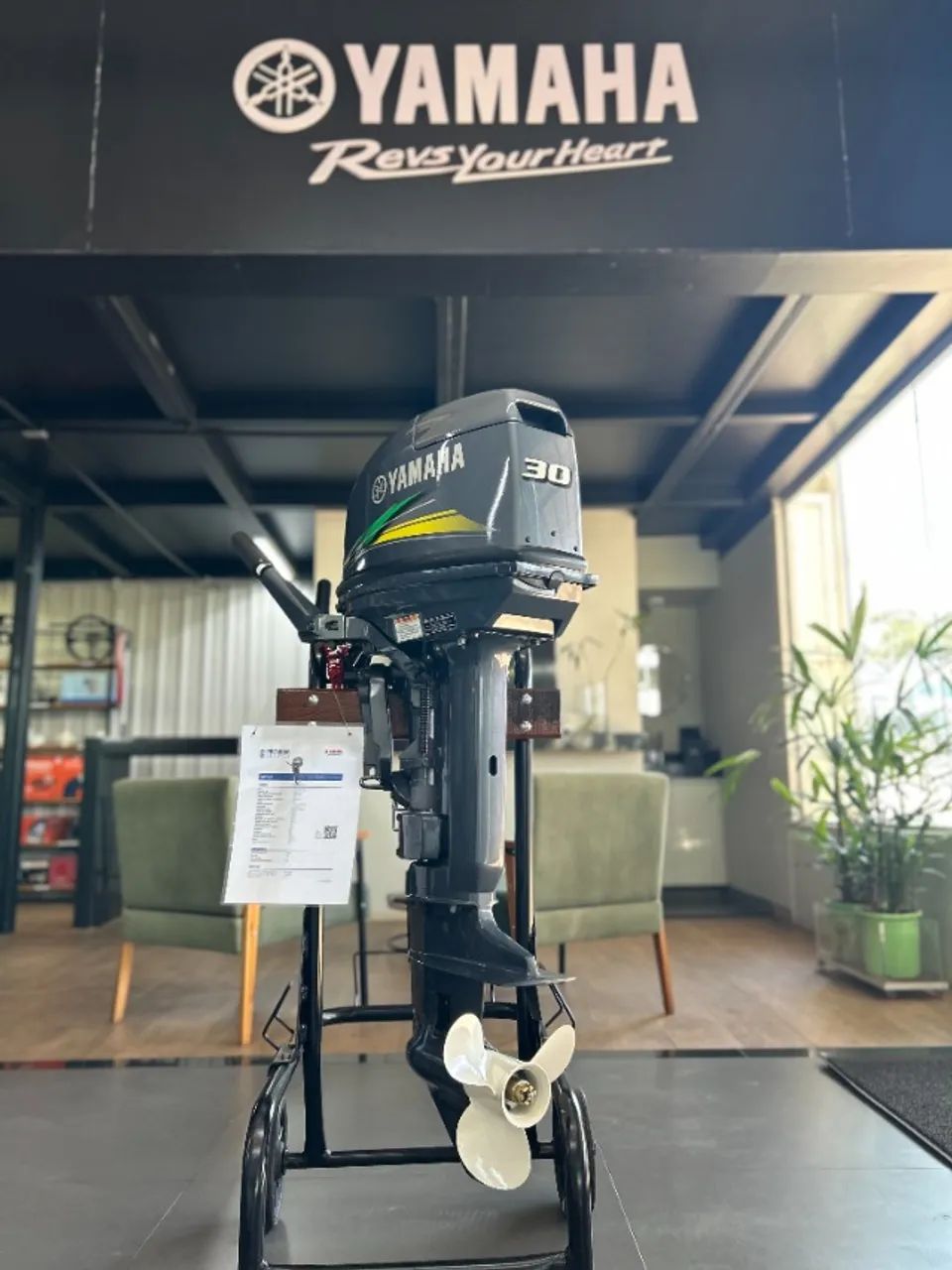 MOTOR YAMAHA 30HP 2T - Foto 2