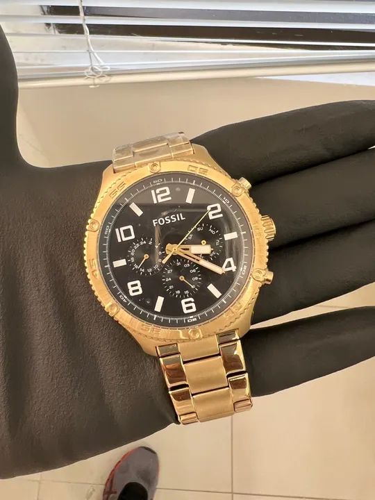 Relógio Fossil Masculino Dourado