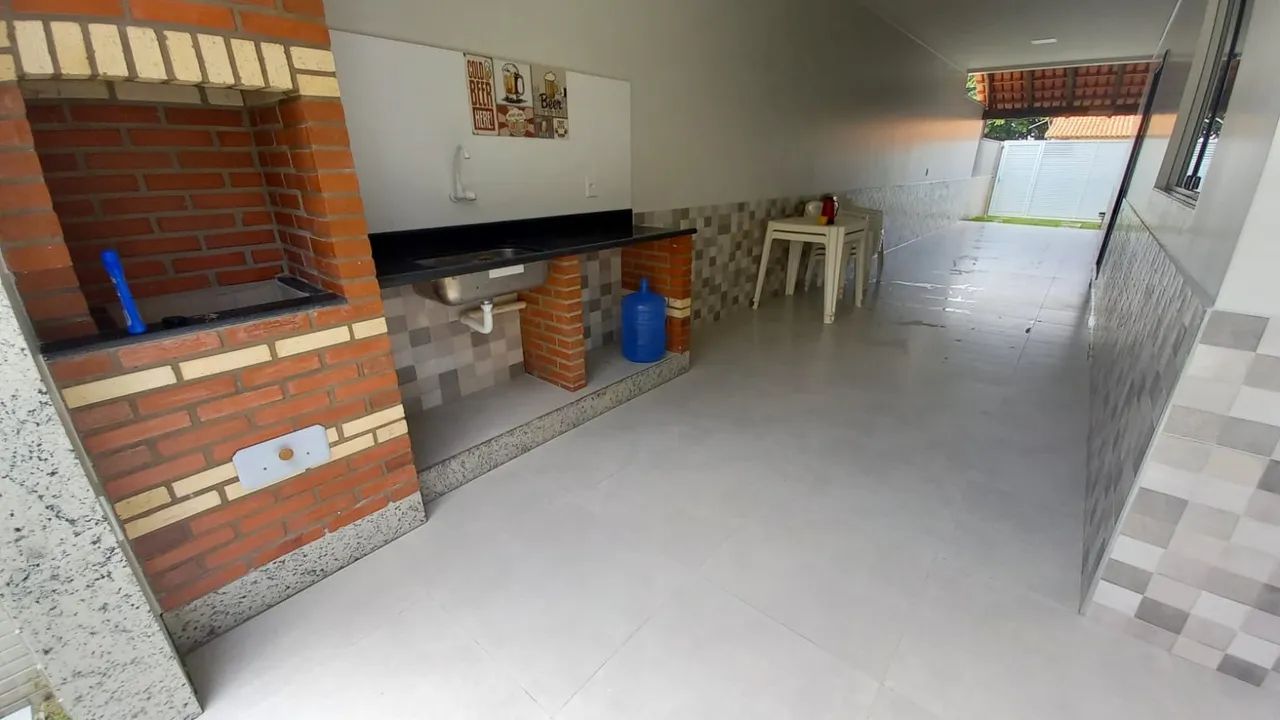 Casa toda mobiliada debaixo do chalé na primeira quadra da praia de Guriri ES - Foto 5