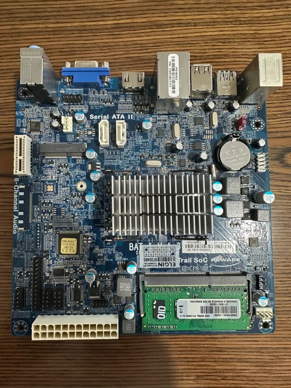 Placa mãe Pcware ITX Intel J1800 2.41GHz - IPX1800e2 - Foto 3