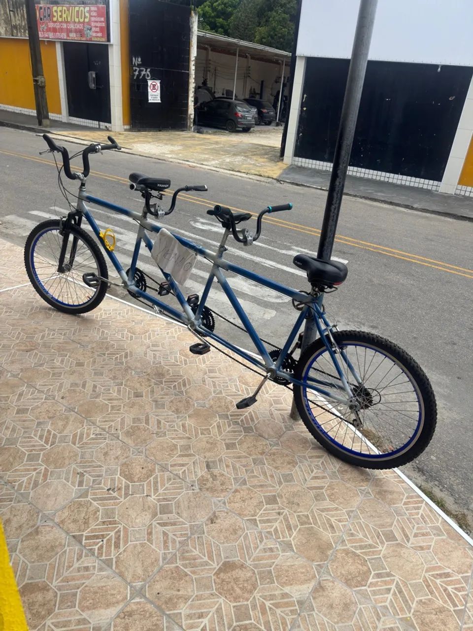 Bicicleta tripla Azul - Passeios Divertidos! - Foto 2