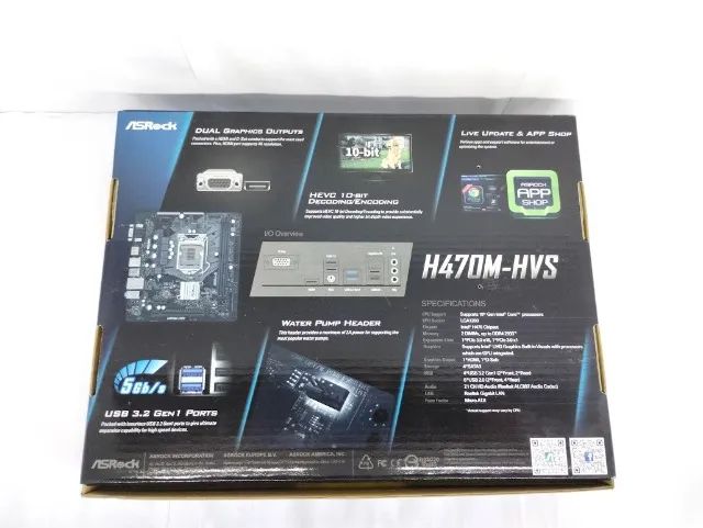 Caixa Vazia placa mãe: Asrock h470m-hvs - Foto 4