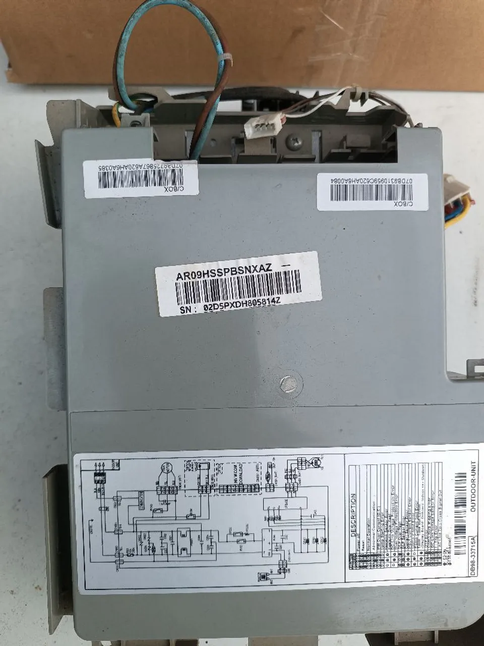 Placa condensadora Samsung vírus doctor